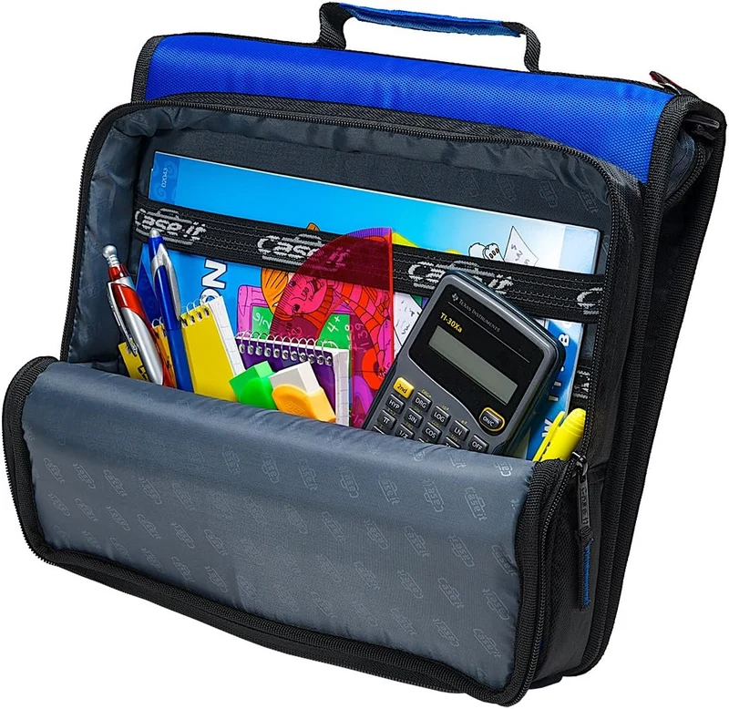 Case-it LT-007 Universal-Ordner mit Reissverschluss, 5,1 cm (2 Zoll) grosse Tasche, gepolsterte Tasc