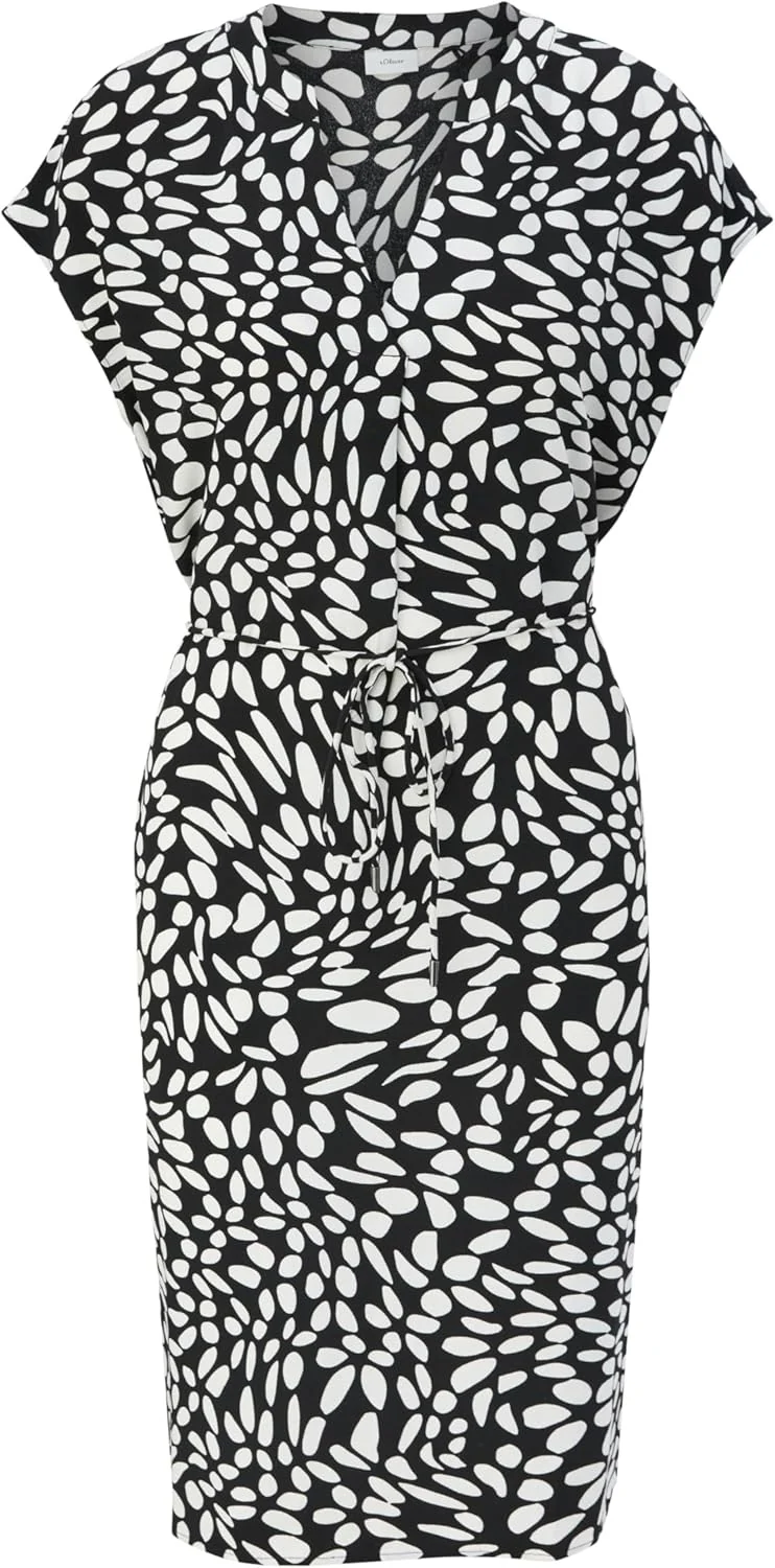 s.Oliver BLACK LABEL Damen Kleid 34 Schwarz 99a0, 34 Schwarz 99a0