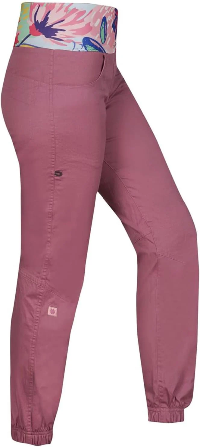 Ocun Damen Sansa Hose Kletterhsoe Boulderhose L Rosa Tisch, L Rosa Tisch