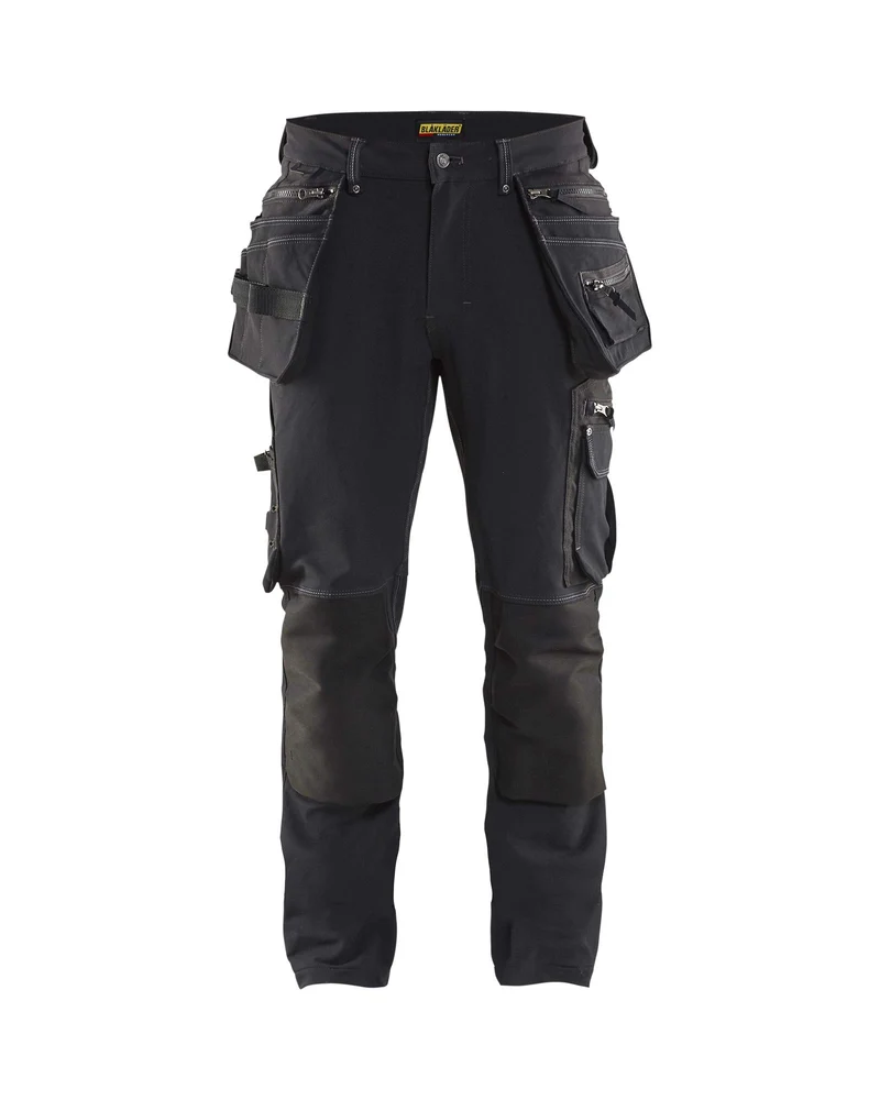 Blaklader 199816449900D100 X1900 4-Wege-Stretchhose, schwarz, Grösse D100