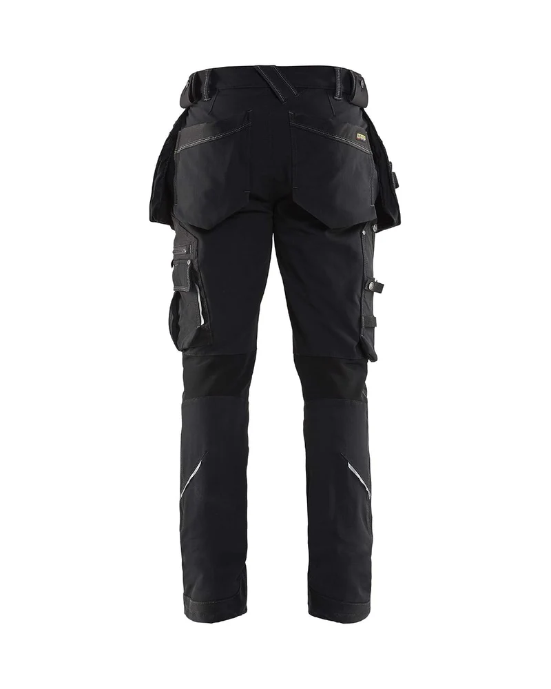 Blaklader 199816449900D100 X1900 4-Wege-Stretchhose, schwarz, Grösse D100