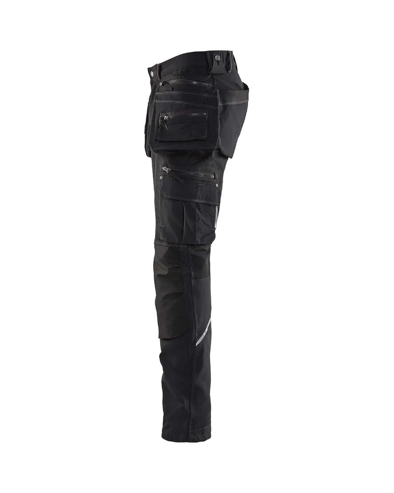 Blaklader 199816449900D100 X1900 4-Wege-Stretchhose, schwarz, Grösse D100
