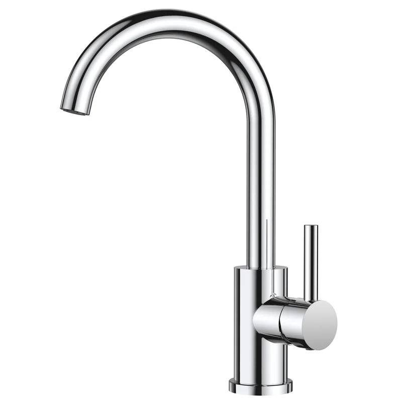 FORIOUS Wasserhahn Küche, Mischbatterie Küche, Küchenarmatur mit 360°Drehbar, Spülenarmatur mit Einh