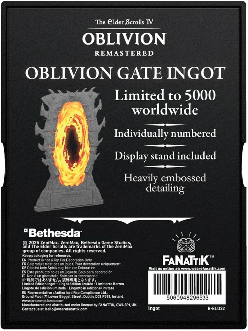 The Elder Scrolls IV: Oblivion Gates Ingot