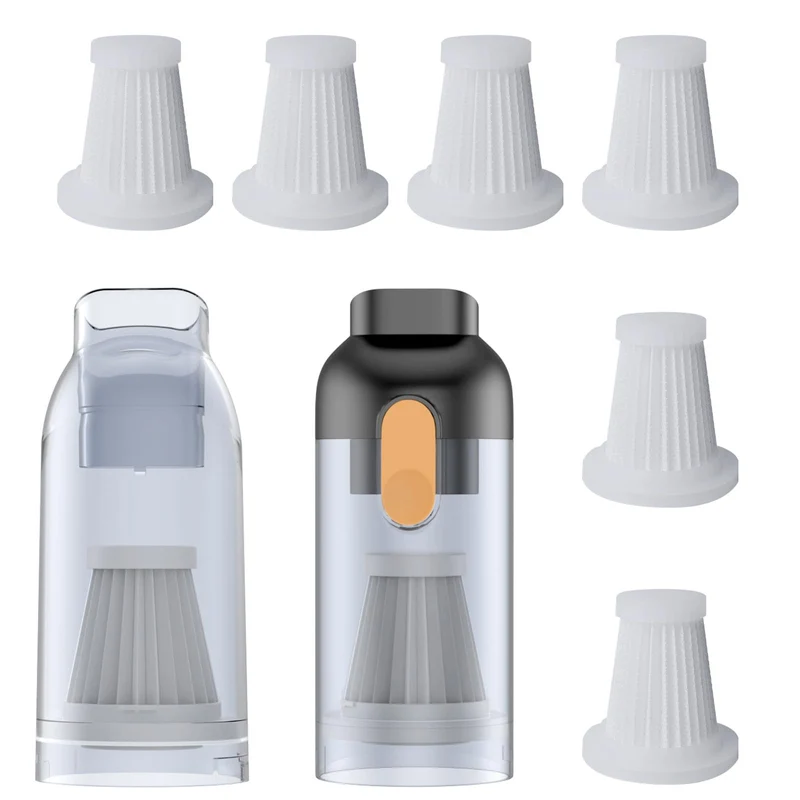 6 Stück Ersatzfilter für Handstaubsauger, Dieser HEPA-Filter Passt zu Den Meisten Staubbehälter mit