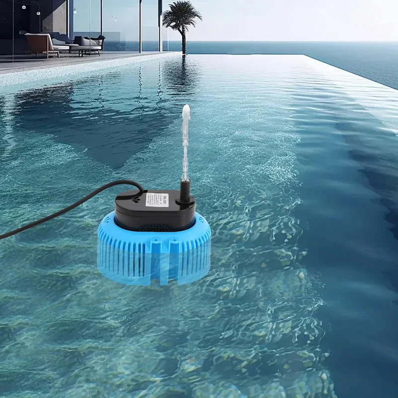 Poolabdeckpumpe Tauchpumpe 3000L/h Poolabdeckung Pumpe 75W Entwässerung | Kupfermotor befreit die Pl