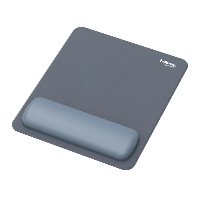 Fellowes Breyta Mauspad mit Handgelenkauflage – Marine, mit HEX Cushion Technology Silikonpolster, r