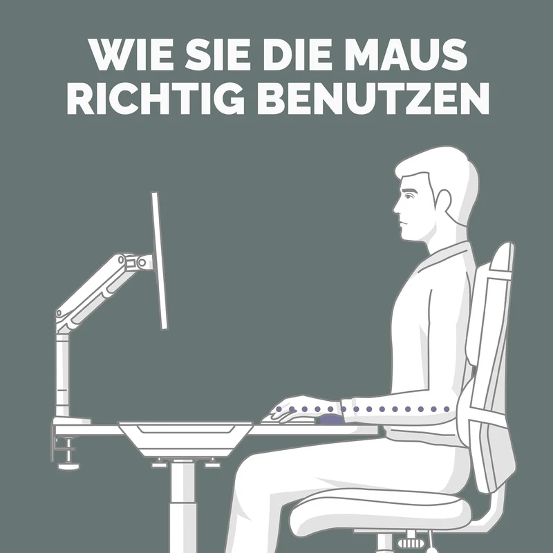 Fellowes Breyta Mauspad mit Handgelenkauflage – Marine, mit HEX Cushion Technology Silikonpolster, r