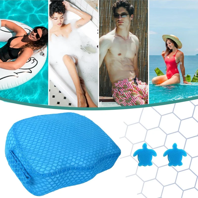 Kissen Sitz | Hot Tub Sitz Für Spa | Schwimmfest rutschfest 3D Luftnetz Sitzauflage Für Aussenpool E