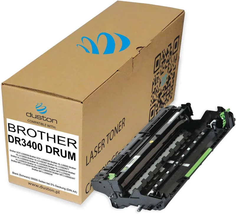 duston 3X DR3400, DR-3400 Trommel Kompatibll zu met Brother DCP-L 5500 6600 HL-L 5000 5100 5200 6250
