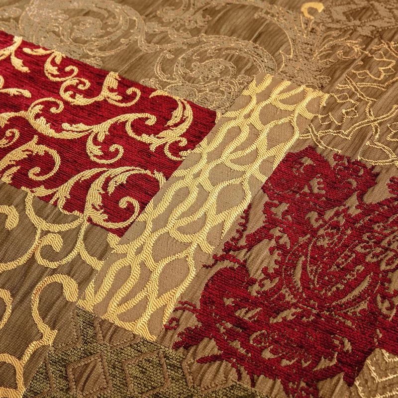 TOPLUXE Tischläufer mit Quasten, Jacquard Tischdecke für Esstisch Urlaub Party Wohnzimmer Dekoration