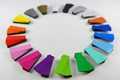 25 Magnet-Etiketten, Farbe (blau, Länge 10 cm, Breite 4 cm) blau, blau Longueur 10cm - Largeur 4cm,