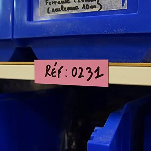 25 Magnet-Etiketten, Farbe (blau, Länge 10 cm, Breite 4 cm) blau, blau Longueur 10cm - Largeur 4cm,