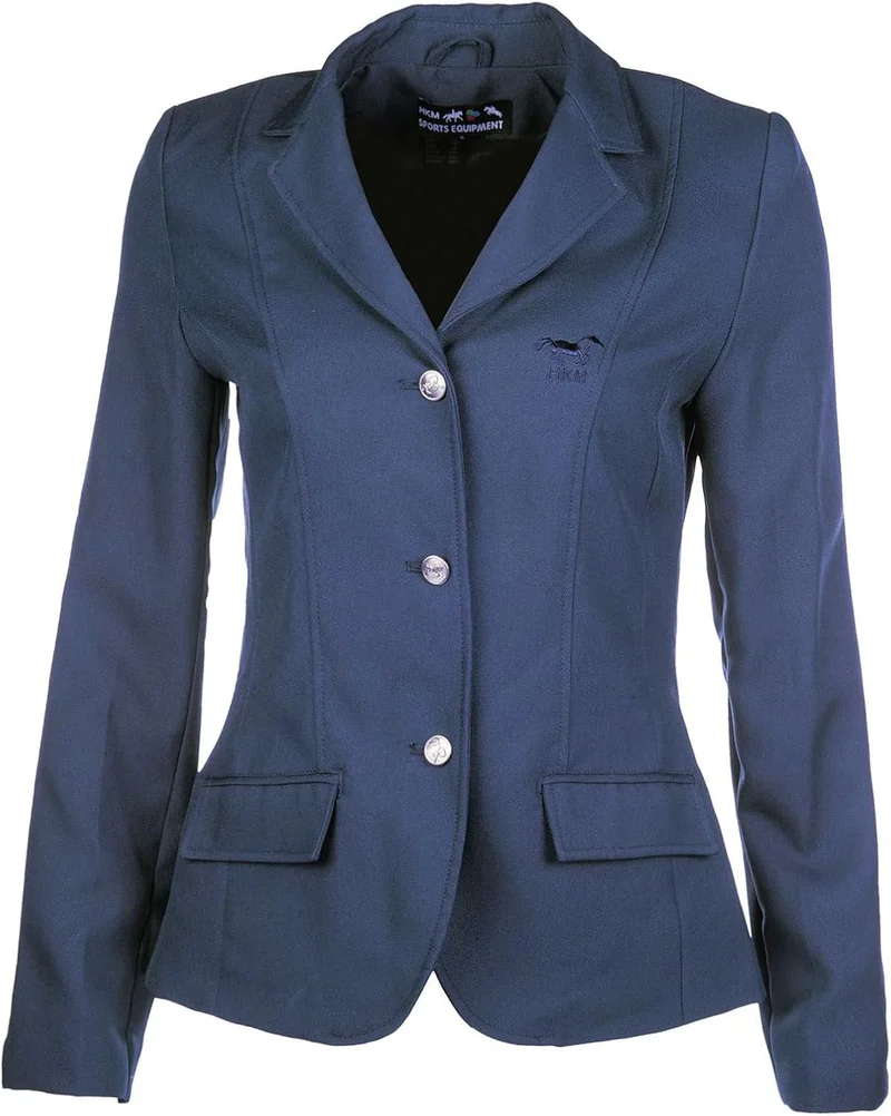 HKM 3341 Turnierjacket Marburg, Reitjacket Reitjacke schwarz Damen 48 48 Schwarz, 48 Schwarz