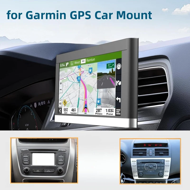 CD Schlitz Halterung für Garmin, Auto Navi Halterung GPS für Garmin Nuvi Drive 52 Drivesmart 66 76 D