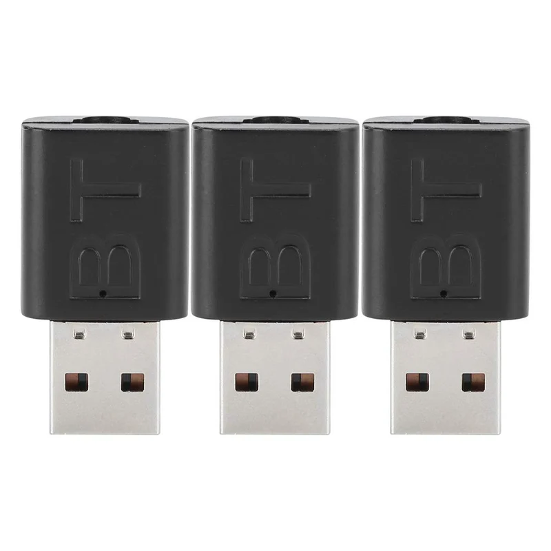 Bluetooth-Empfänger Sender, 3PCS KN320 Bluetooth 5.0 Adapter Drahtloser Audioempfänger für Computer