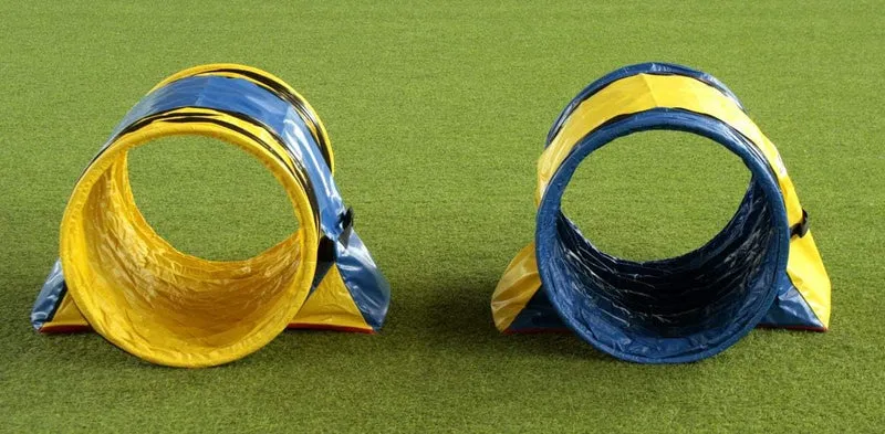 Callieway Hoopers Agility Tunnel Set “Profi”– Orig Tunnelset für JAD (2 STK.) für Hoopers & JAD Hund