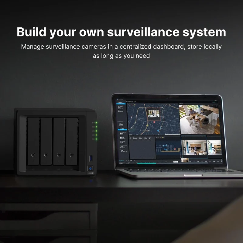 Synology DiskStation DS423+ Netzwerk-Speicherlaufwerk (schwarz)