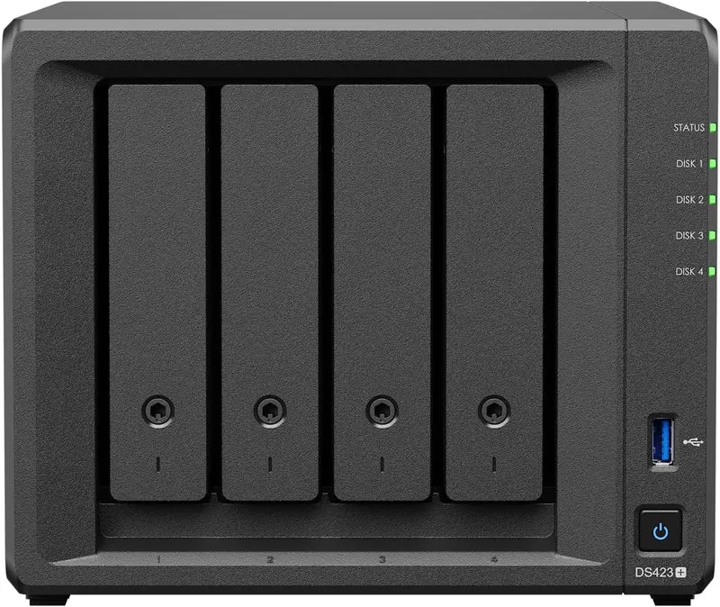 Synology DiskStation DS423+ Netzwerk-Speicherlaufwerk (schwarz)