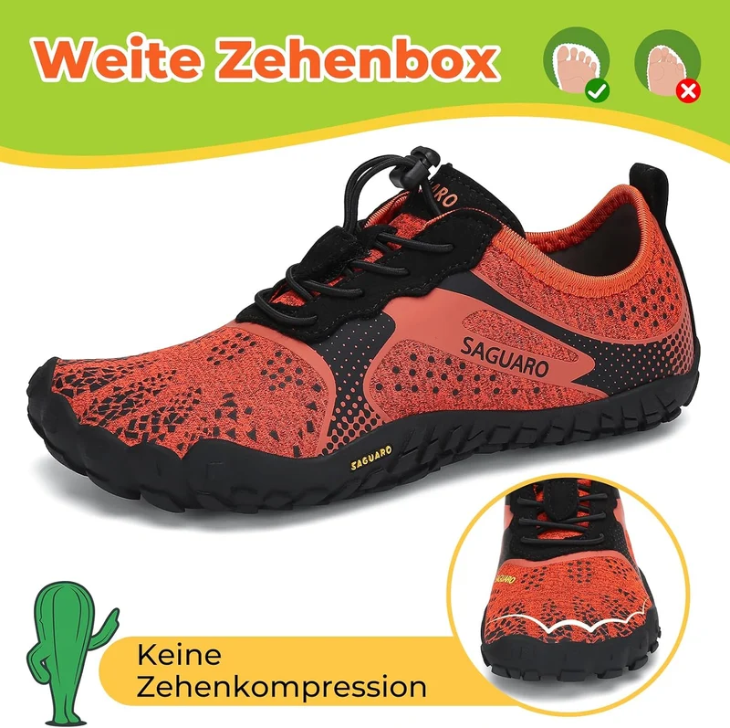 SAGUARO Barfussschuhe Kinder Barfussschuhe Schnell Trocknend Badeschuhe für Jungen Mädchen Gr.24-36,