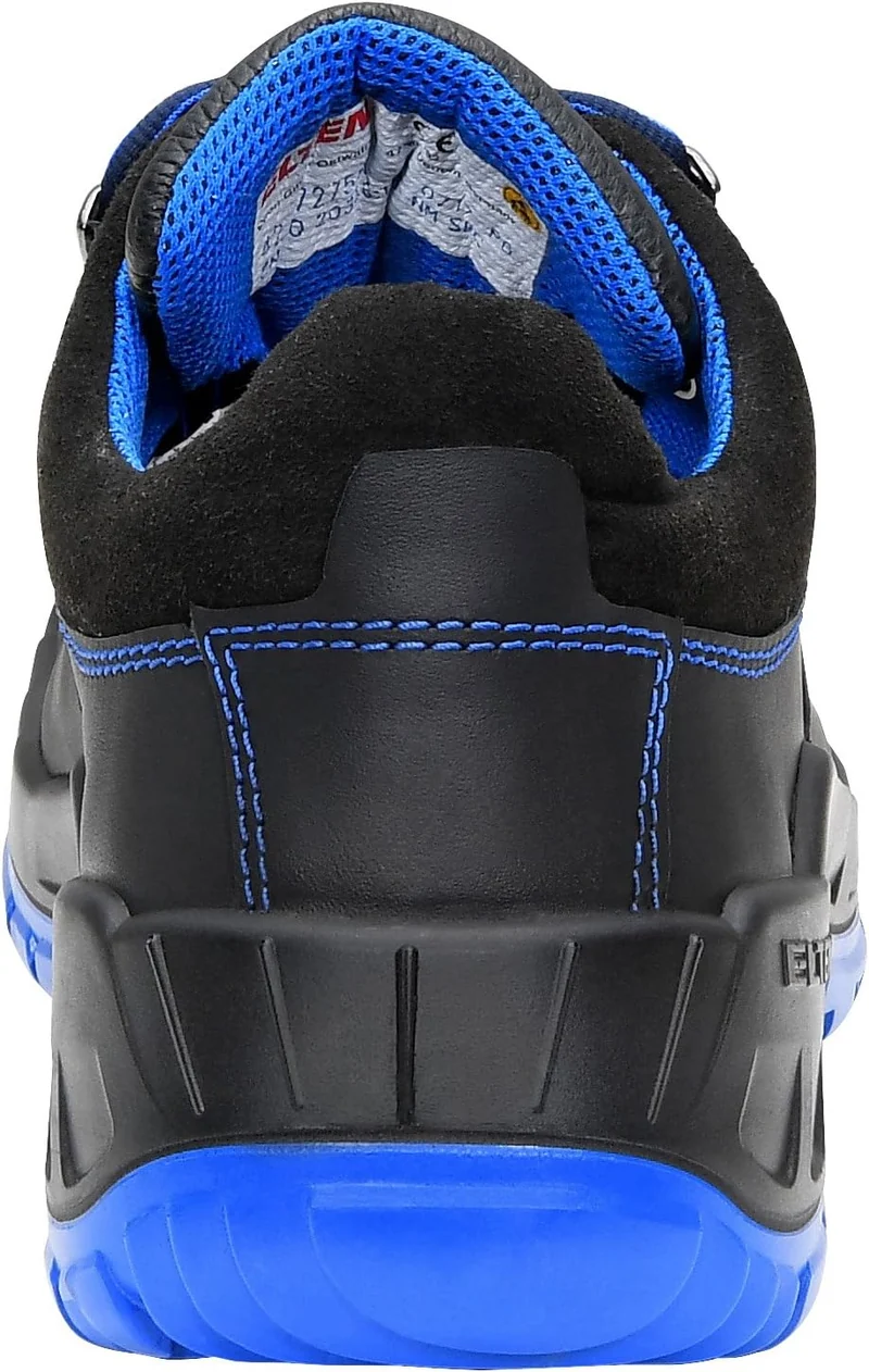 ELTEN Sicherheitsschuhe ALESSIO XXW Low ESD S3, Damen und Herren, Lederschuh, robust, Blau, Stahlkap