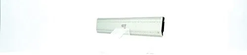 Westcott E-10113 00 Schneidelineal aus Metall, 50 cm, silber & Linex Geodreieck aus Kunststoff, mit