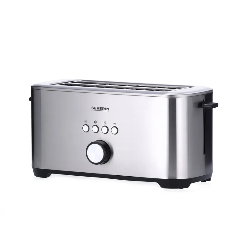 SEVERIN AT 2512 Langschlitztoaster mit Bagel-Funktion für einseitiges und energiesparendes Toasten,