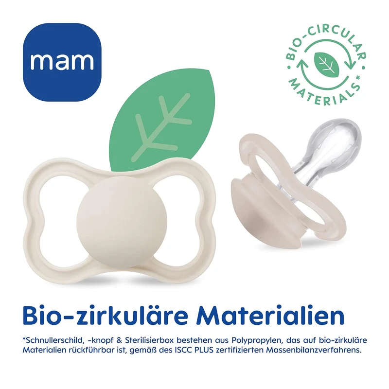 MAM Air Night Silikon Schnuller im 2er-Set, zahnfreundlicher und leuchtender Baby Schnuller, extra l