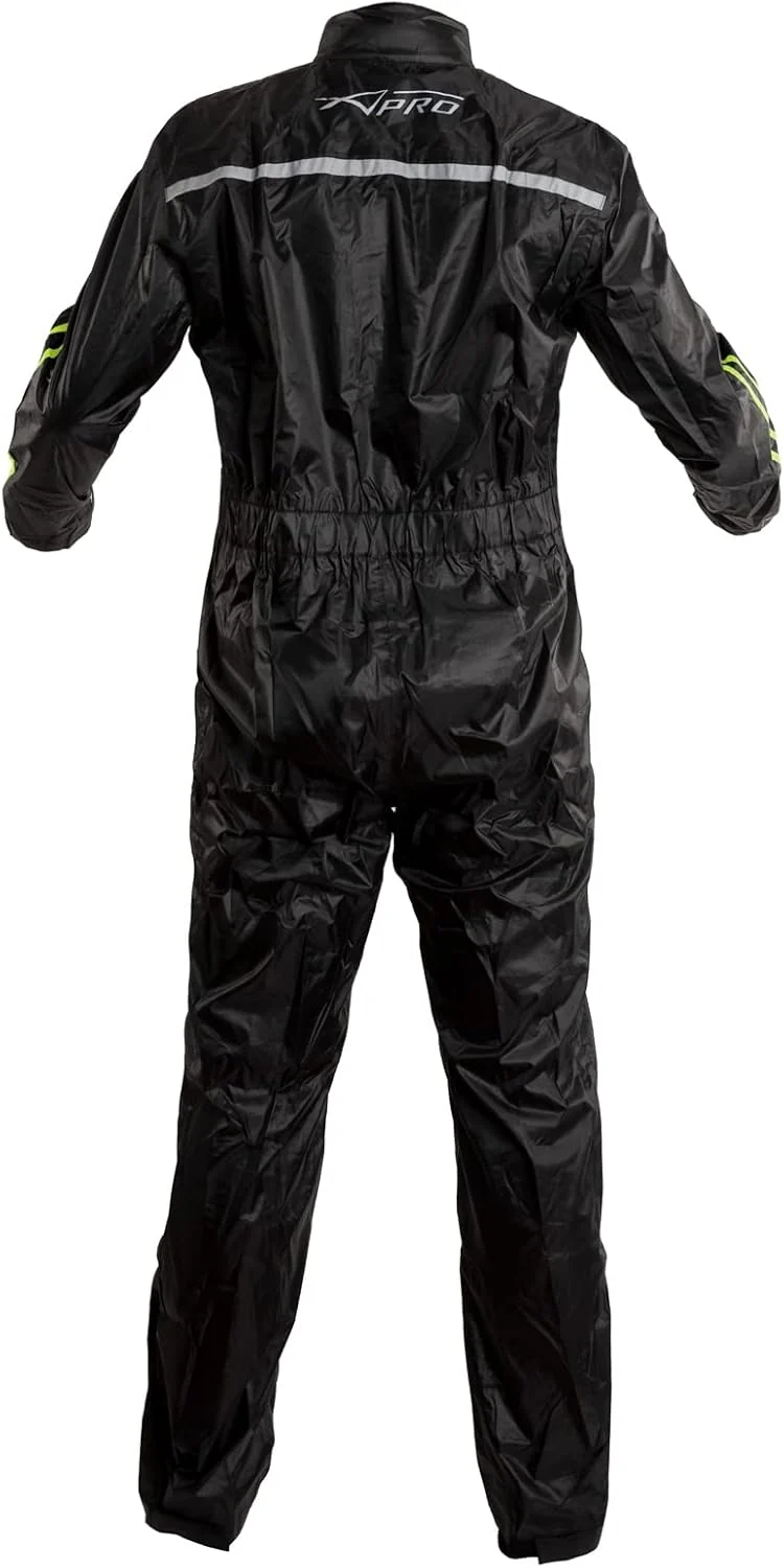 A-Pro Regenjacke Motorrad Wasserdicht Regenkombi Regenanzug Regenhose Fluo S S Fluo, S Fluo