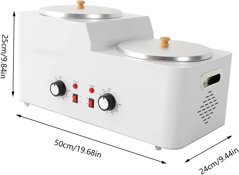 Waxing Set Professionell 5L Wachswärmer Doppelte Heizung 0~120℃ Hair Removal Waxing Gerät Heisswachs