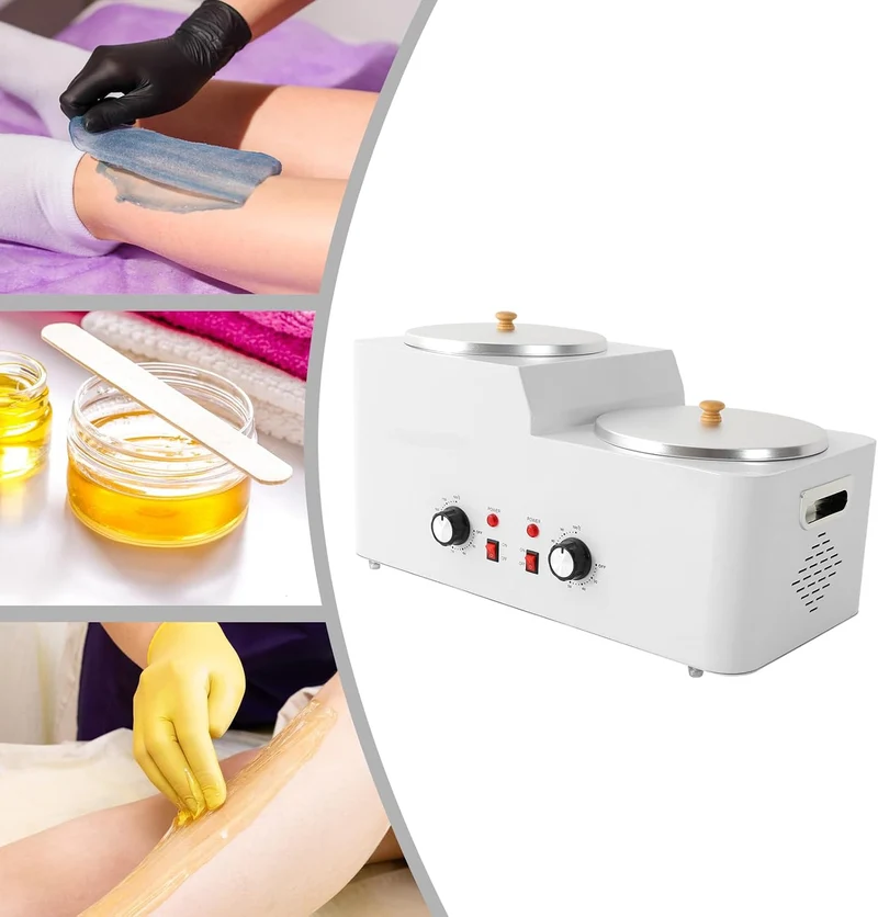 Waxing Set Professionell 5L Wachswärmer Doppelte Heizung 0~120℃ Hair Removal Waxing Gerät Heisswachs