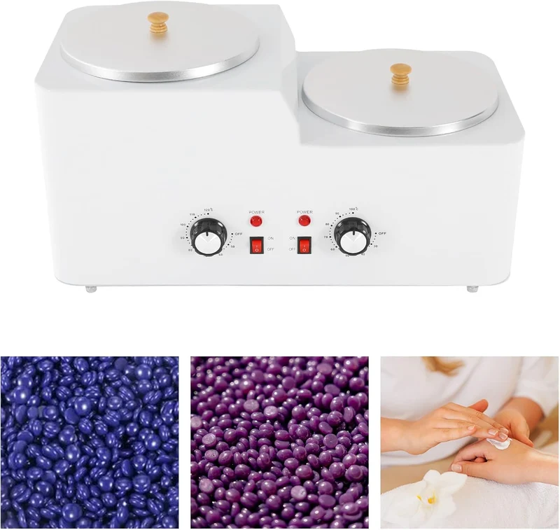 Waxing Set Professionell 5L Wachswärmer Doppelte Heizung 0~120℃ Hair Removal Waxing Gerät Heisswachs