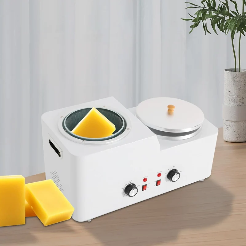 Waxing Set Professionell 5L Wachswärmer Doppelte Heizung 0~120℃ Hair Removal Waxing Gerät Heisswachs