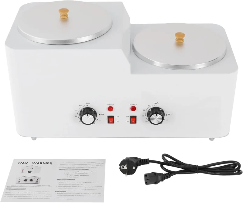 Waxing Set Professionell 5L Wachswärmer Doppelte Heizung 0~120℃ Hair Removal Waxing Gerät Heisswachs