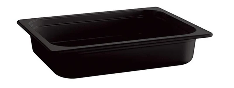 APS 84307 GN 1/2 Behälter ECO LINE, 32,5 x 26,5 cm, Tiefe 100 mm, 4,7 Liter, Melamin, schwarz