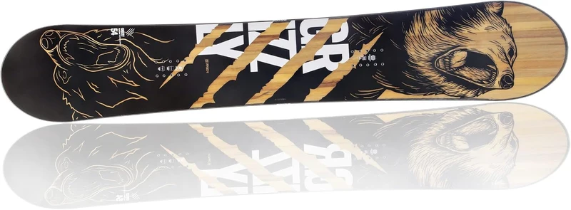RAVEN Snowboard Set: Snowboard Grizzly + Bindung Fastec FT360 Black 167cm Wide + FT360 Black XL, 167
