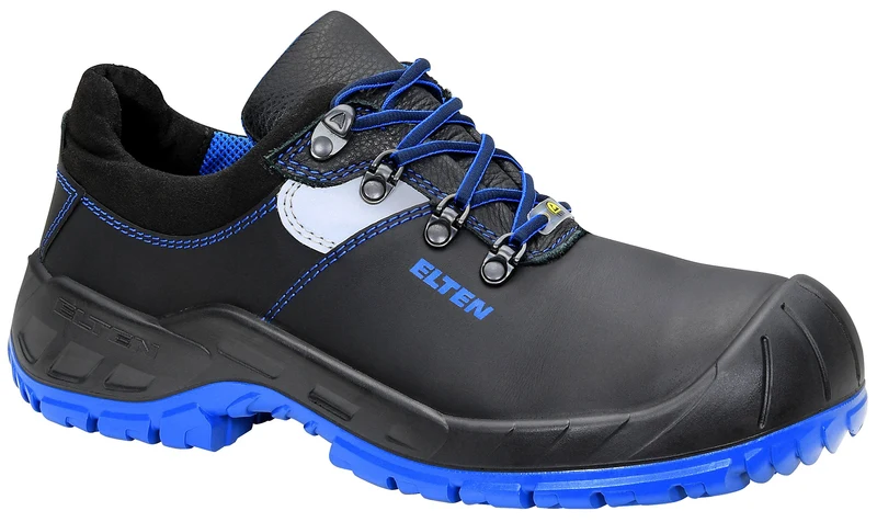 ELTEN Sicherheitsschuhe Alessio Low ESD S3, Damen und Herren, Leder, Stahlkappe, leicht, robust, Sch