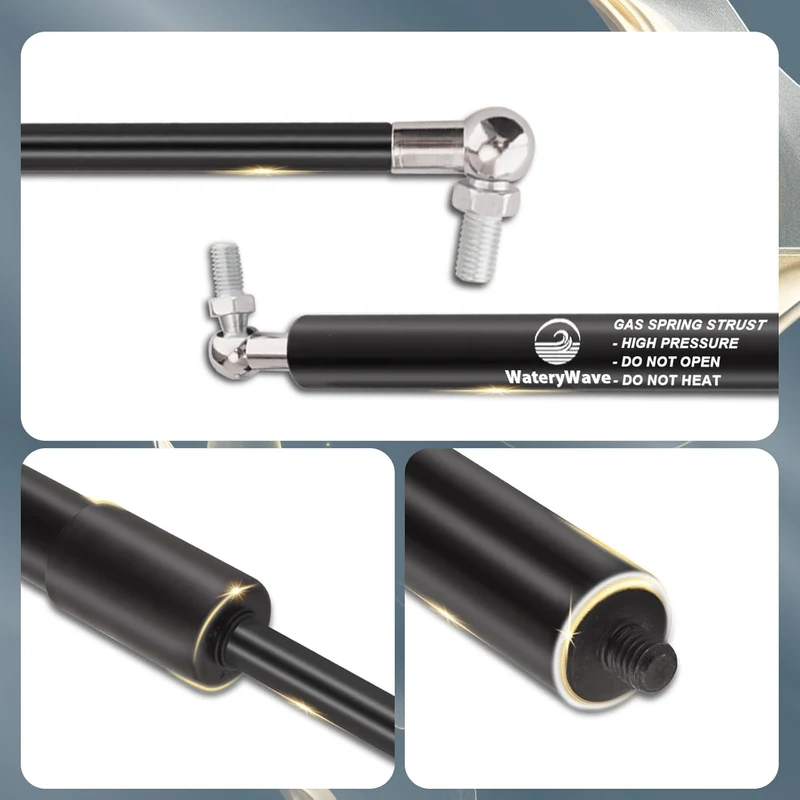 2Pcs 500MM 600N Universal Gasdruckfeder mit Kugelgelenkköpfen Kofferraum-gasfeder Gasdruckdämpfer fü
