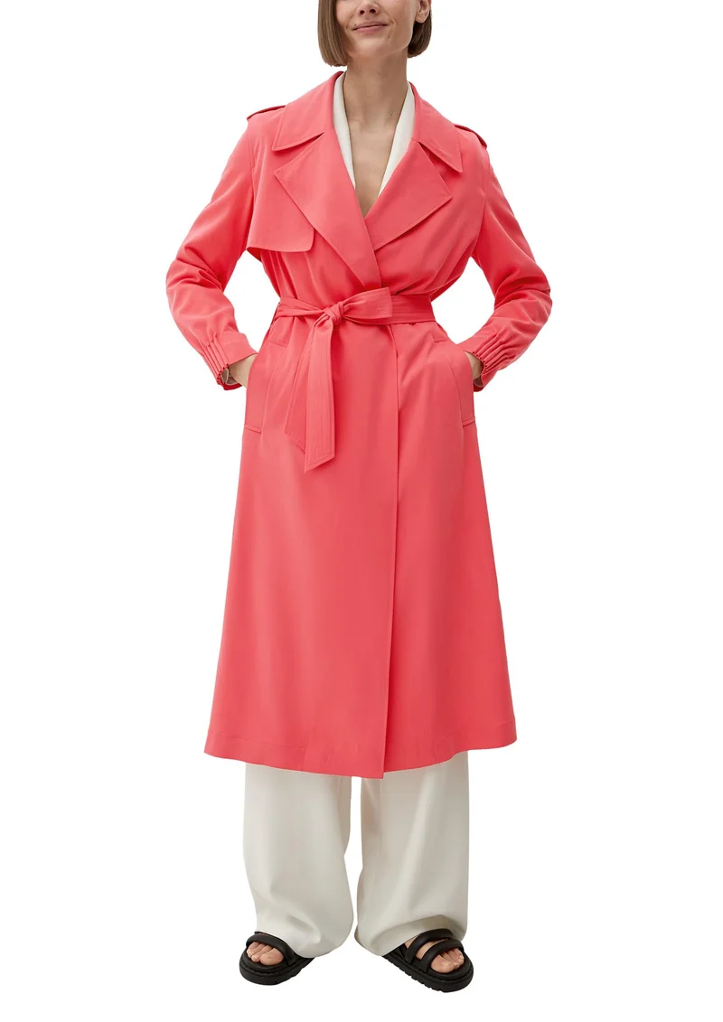 s.Oliver Trenchcoat aus Viskosemix 42 4515_pink, 42 4515_pink