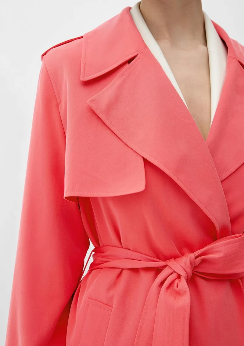 s.Oliver Trenchcoat aus Viskosemix 42 4515_pink, 42 4515_pink
