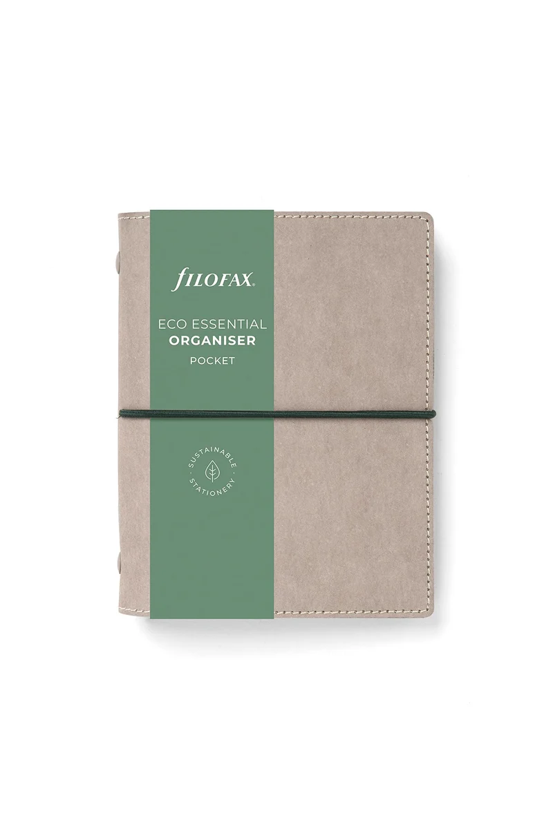 Filofax Eco Essential Pocket Organiser Ash Grey aschgrau, aschgrau