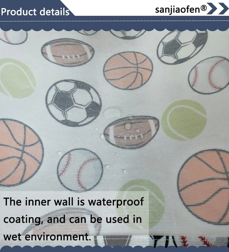 Sanjiaofen Kinder-Wäschekorb, Basketball-Wäschekorb, zusammenklappbar, Baby-Aufbewahrungskörbe für J