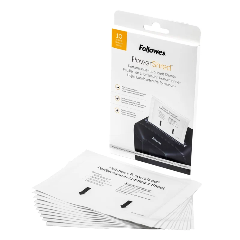 Fellowes Powershred Performance Aktenvernichter Schmiermittel Blätter mit Papier Aktenvernichter Öl
