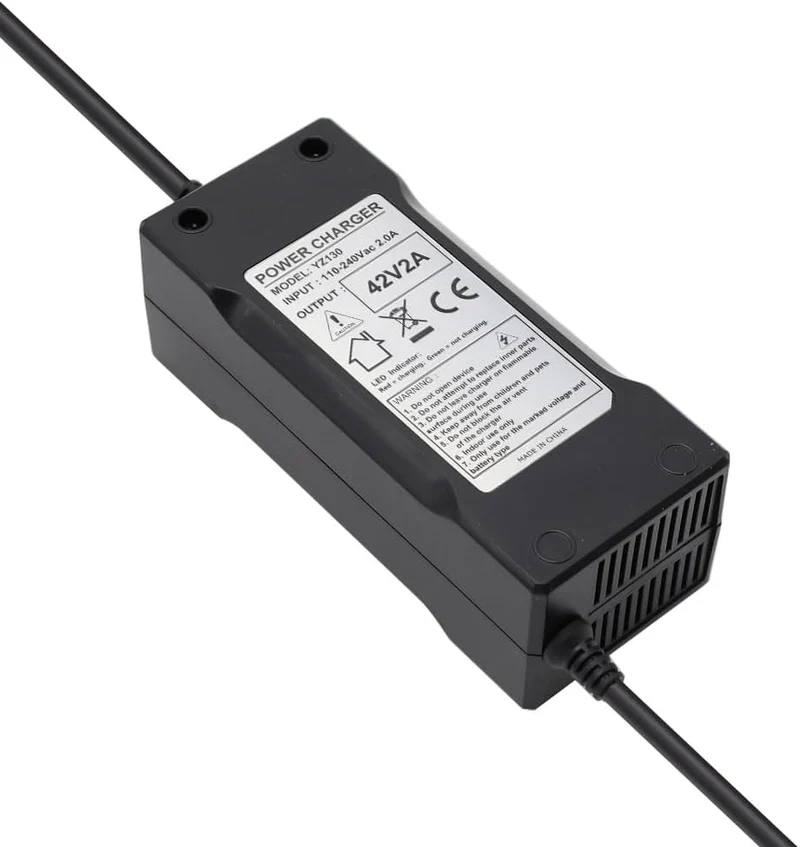 Abakoo Netzteil Ladegerät Ladekabel 42V 2A für 36V Elektro Fahrrad Roller ersetzt HP1202L3 3pin XLR
