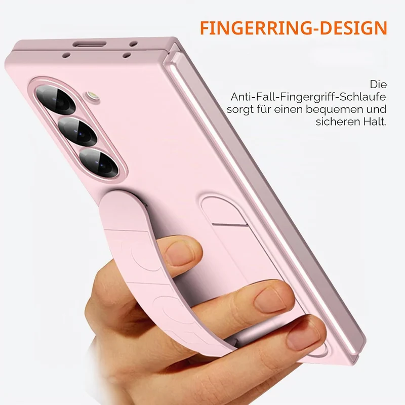 NINKI Für Samsung Galaxy Z Fold 5 hülle Armband Case mit Kickstand Galaxy fold 5 Wristband handyhüll