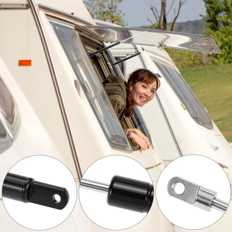 QWORK® 2 Stück Gasdruckfeder, Gasdruckdämpfer, Zubehör für Wohnwagen, Kompatibel mit Seitz Dometic H