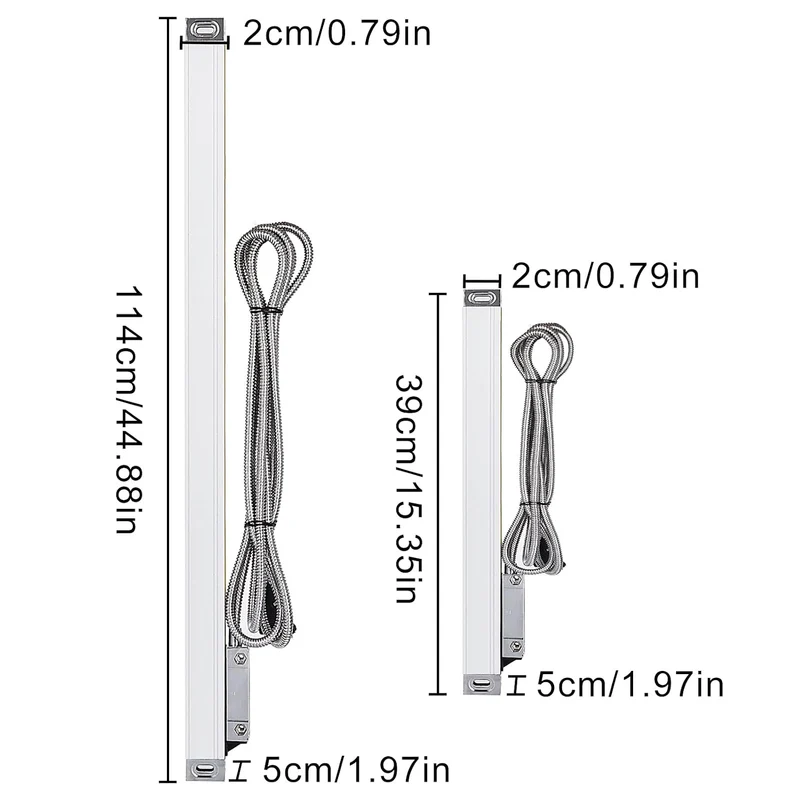 OldFe 10 Zoll Linearmassstab 3,7 kg Linear Scale Set Lineare Skala 3 m Lineare Elektronische Waage E