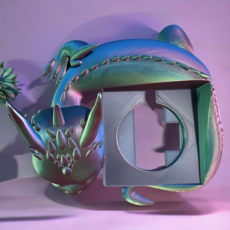 Toniebox kompatibler Baby Drachen oder Schildkröten Halter für Musikbox | 3D Druck Hörspielbox | pas