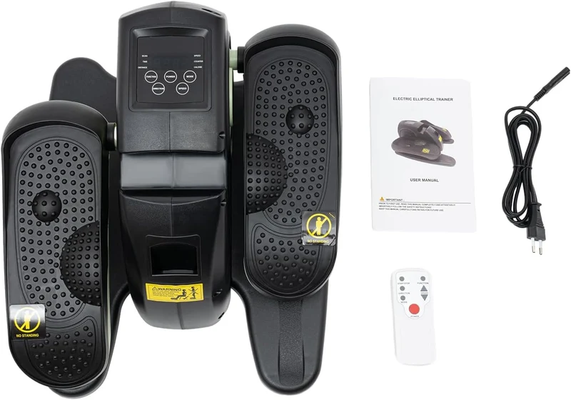 Heimtrainer Pedaltrainer Set Geschwindigkeiten einstellbar leise Beintrainer LCD-Display für Zuhause