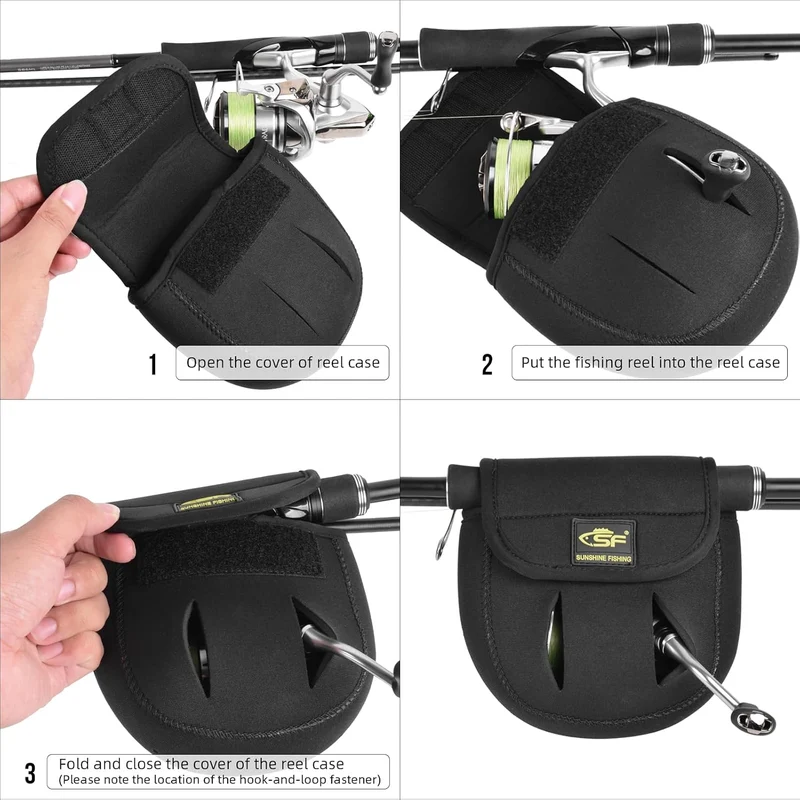 SF Spinnrollen-Hülle, Tasche, Handschuh, passend für 1000, 2000, 3000, 4000, 5000, 6000, Serie Spinn